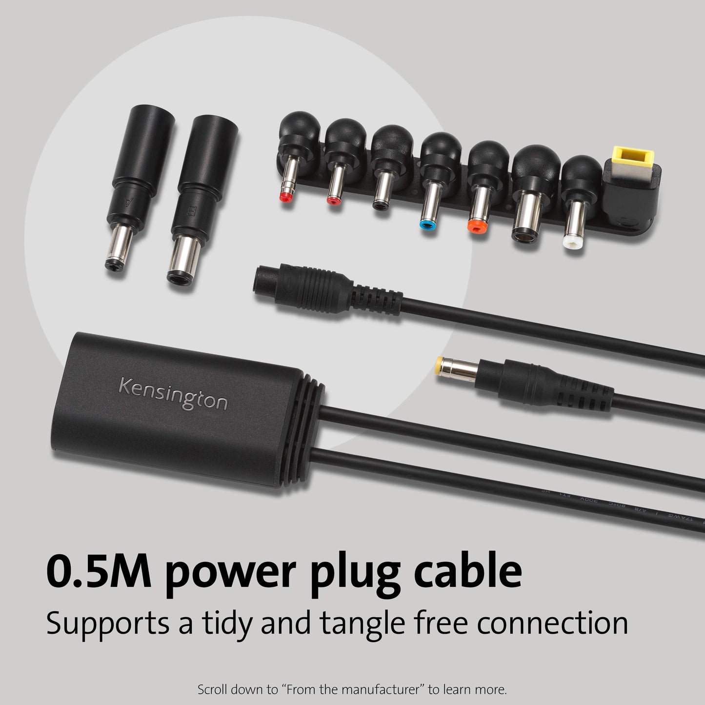 Kensington 60W USB-A Power Splitter for USB C/A Hybrid Docking Stations (K38310NA)