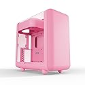 HYTE X50 - Modern Performance ATX Mid-Tower Gaming PC Case - Optimized High Airflow Chassis - Thick, Curved, Laminated Acoustic Glass - Micro Mesh