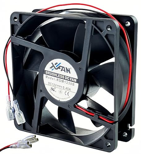 for RDM1238B Chassis Cooling Fan DC12V 0.40A 120mm 12038 120×120×38mm 2 Wire Brushless Inverter Cooling Fan