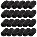 Juvale Headset Microphone Foam Windscreens - Noise Reduction Microphone Windscreens - Wind Muff for Mic Shield & Lapel Mic Covers - Pack of 24, 0.8