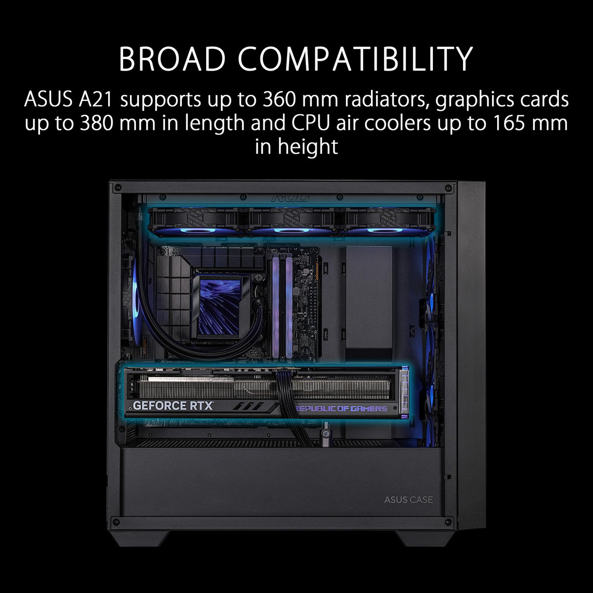 ASUS A21 Micro-ATX PC Case