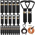 22PCS Heavy Duty Storage Straps Garage Hooks Tool Organizers and Fastening Straps Cord Wrap Keeper, Cable Straps for Cords, Hoses, Rope, RV, Boat