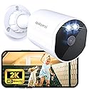 adomii 2K Security Cameras Wireless Outdoor, 33ft Night Vision, IP65 Weatherproof, 2-Way Audio Home Security WiFi Camera Motion Detector for Home