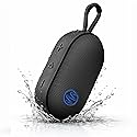 Gemini Mini Bluetooth Speaker - Small Portable Waterproof with Carabiner, Compact Travel Design, IPX7 Shower Proof, 12Hr Battery, TWS Pairing
