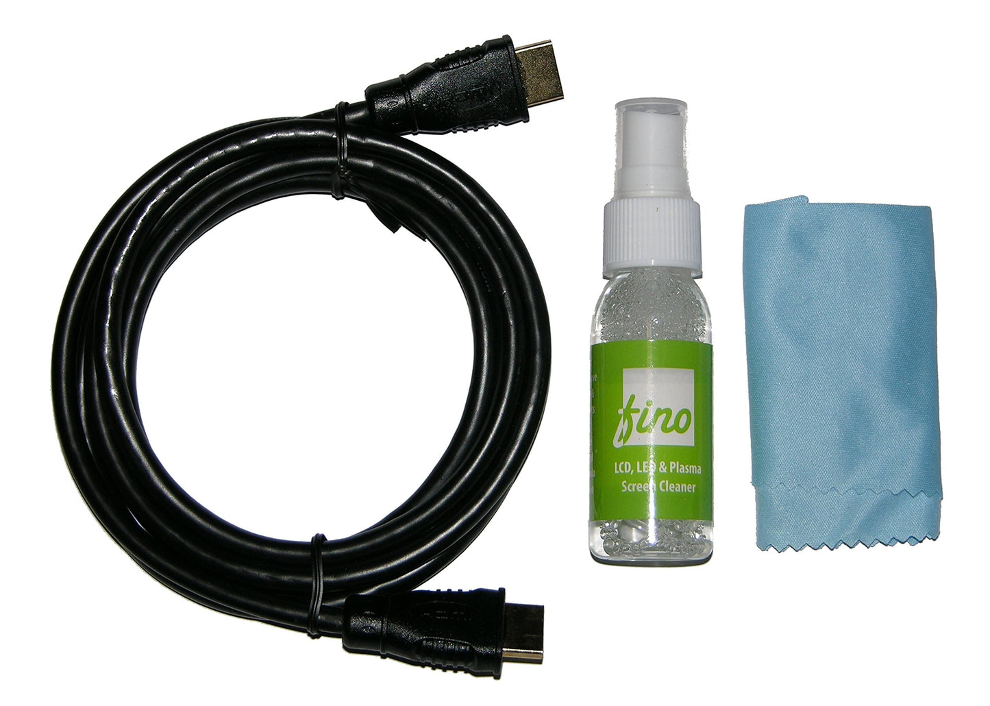 HDMI Cable, 6' Version 1.4 Hi Speed, Includes 1.5oz Screen Cleaner FSC30 with Micro Fiber Cloth
