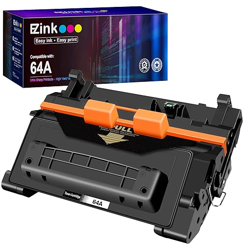 E-Z Ink Compatible Toner Cartridge Replacement for HP 64A CC364A 64X CC364X Compatible with LaserJet P4014N P4014DN P4015N P4015X P4015DN P4515N
