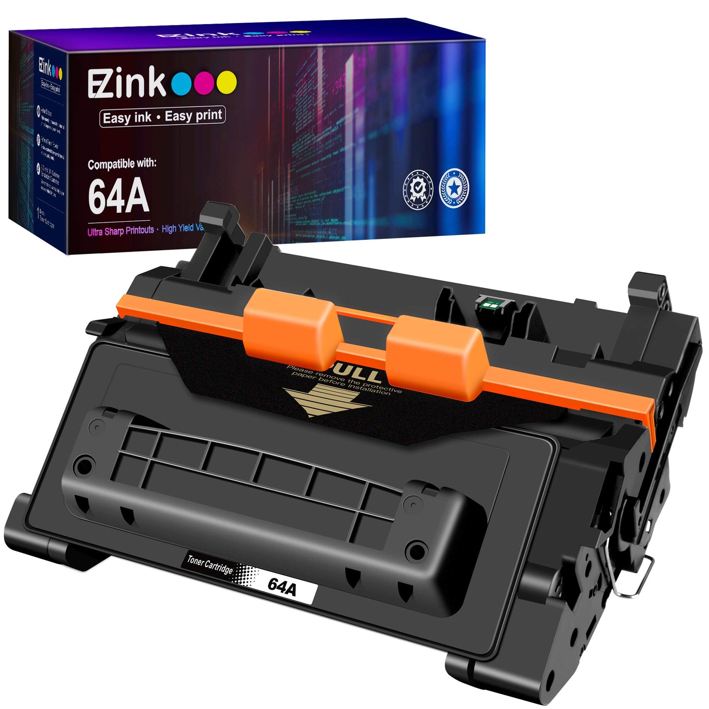 E-Z Ink Compatible Toner Cartridge Replacement for HP 64A CC364A 64X CC364X Compatible with LaserJet P4014N P4014DN P4015N P4015X P4015DN P4515N