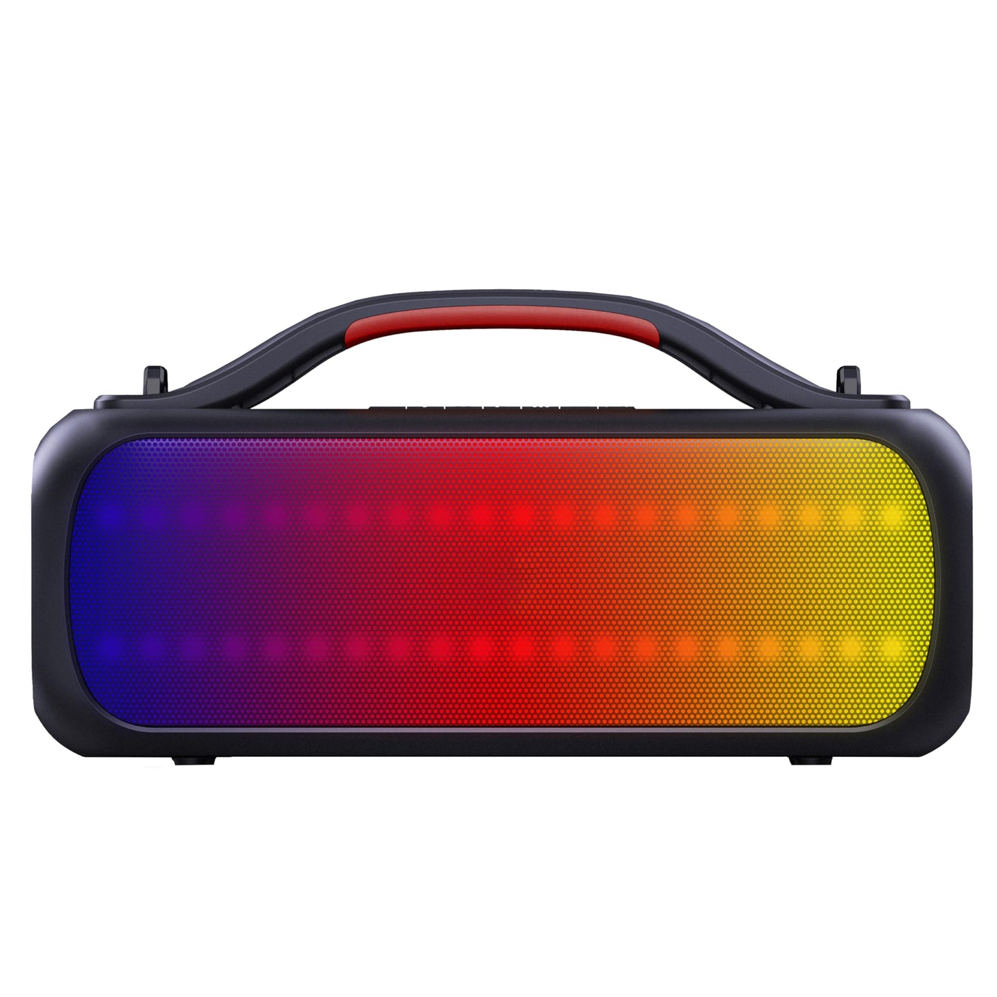 Supersonic IQ Sound IQ-3535RGB 2.0CH Portable Bluetooth Speaker with RGB Panel, IPX5 Water Resistance, TWS, Voice Control, FM Radio, USB Input