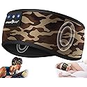 MUSICOZY Sleep Headphones Bluetooth 5.4 Headband, Sports Wireless Earphones Sweat Resistant Earbuds Sleeping Headphone with Ultra-Thin HD Stereo…