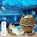 XQBX Dinosaur Egg Galaxy Projector Glow in The Dark Stars for Ceiling Room Decor Aesthetic led Lights for Bedroom Mothers Day Gifts Disco Ball Decor