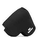 Megagear Panasonic Lumix Dc-Fz80, Fz82 Ultra Light Neoprene Camera Case, With Carabiner - Black - MG1165, PU Leather
