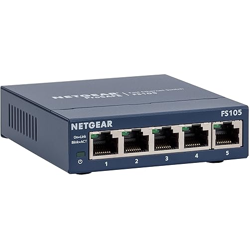 Netgear 5 Port 10/100 Switch (FS105UK)