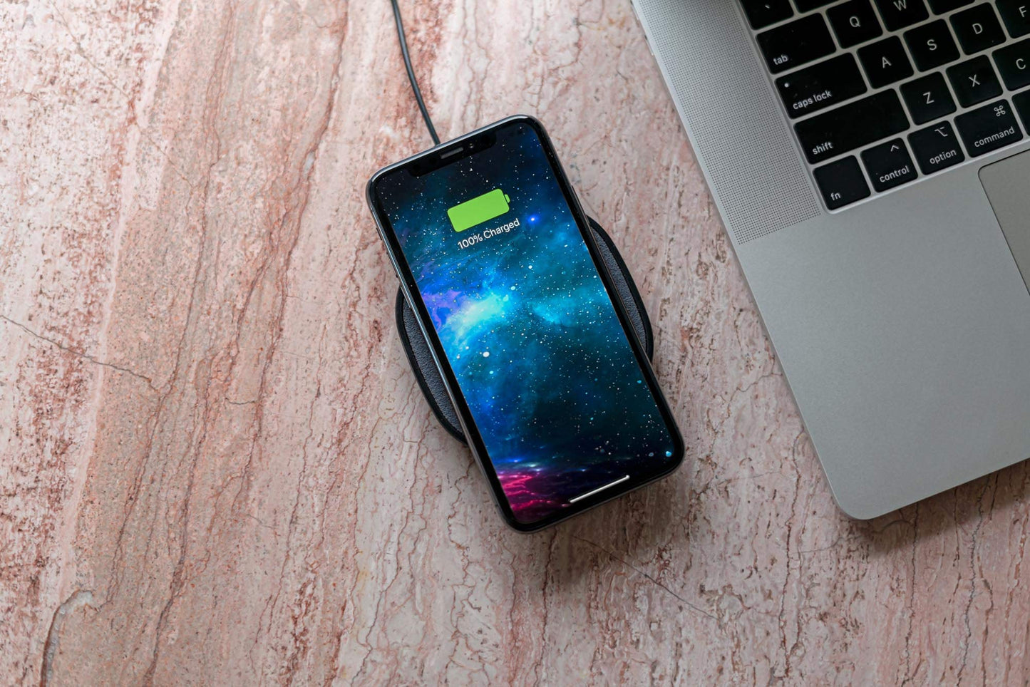 Mophie Wireless 10W Charging Pad - Made for Apple Airpods, Samsung Galaxy S25/S24, iPhone 16/15/14 Pro, Google Pixel 9, and Other Qi-Enabled Devices