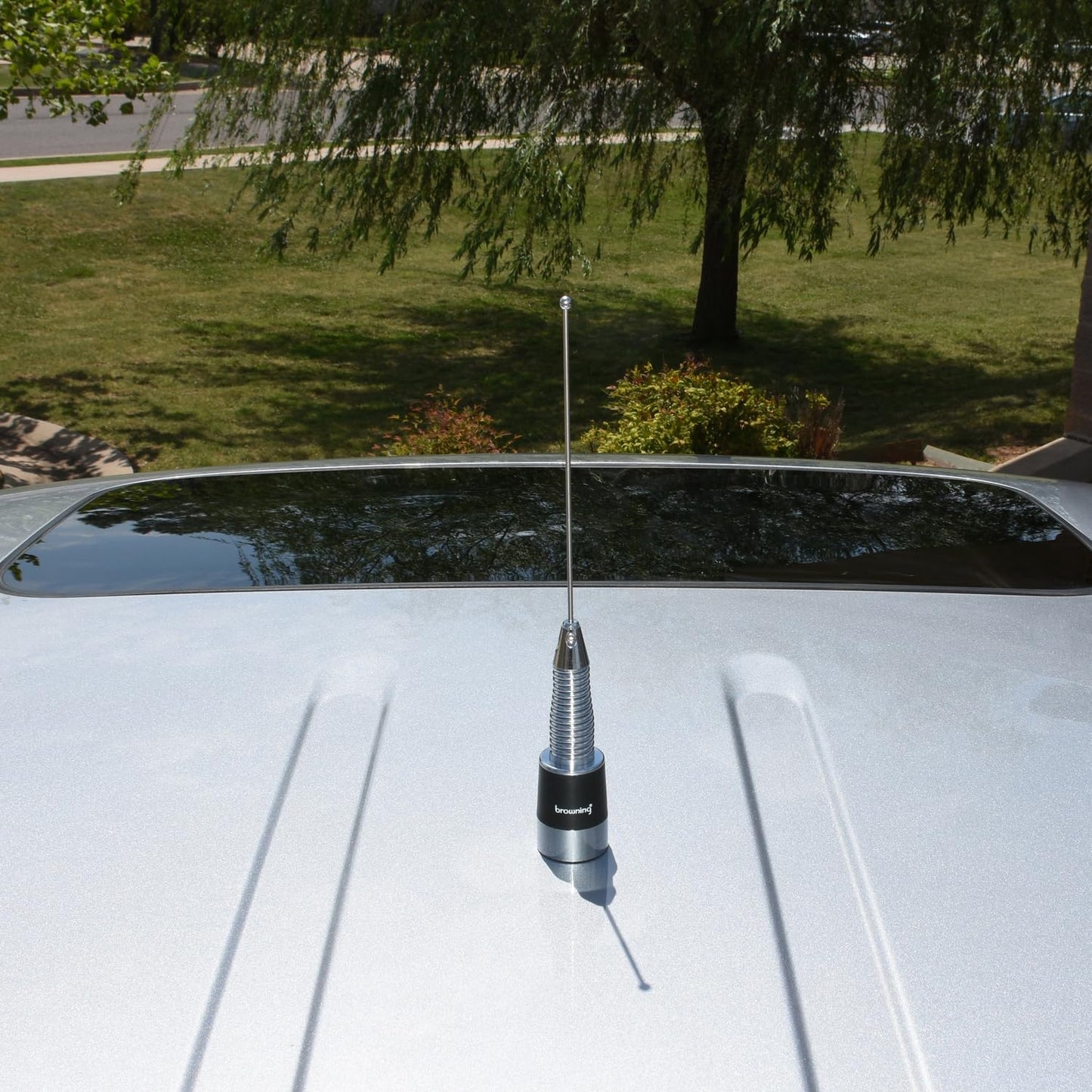 Browning BR-178-S Browning 160-Watt Wide-Band 380 MHz to 520 MHz Antenna with NMO Mounting Stainless Steel