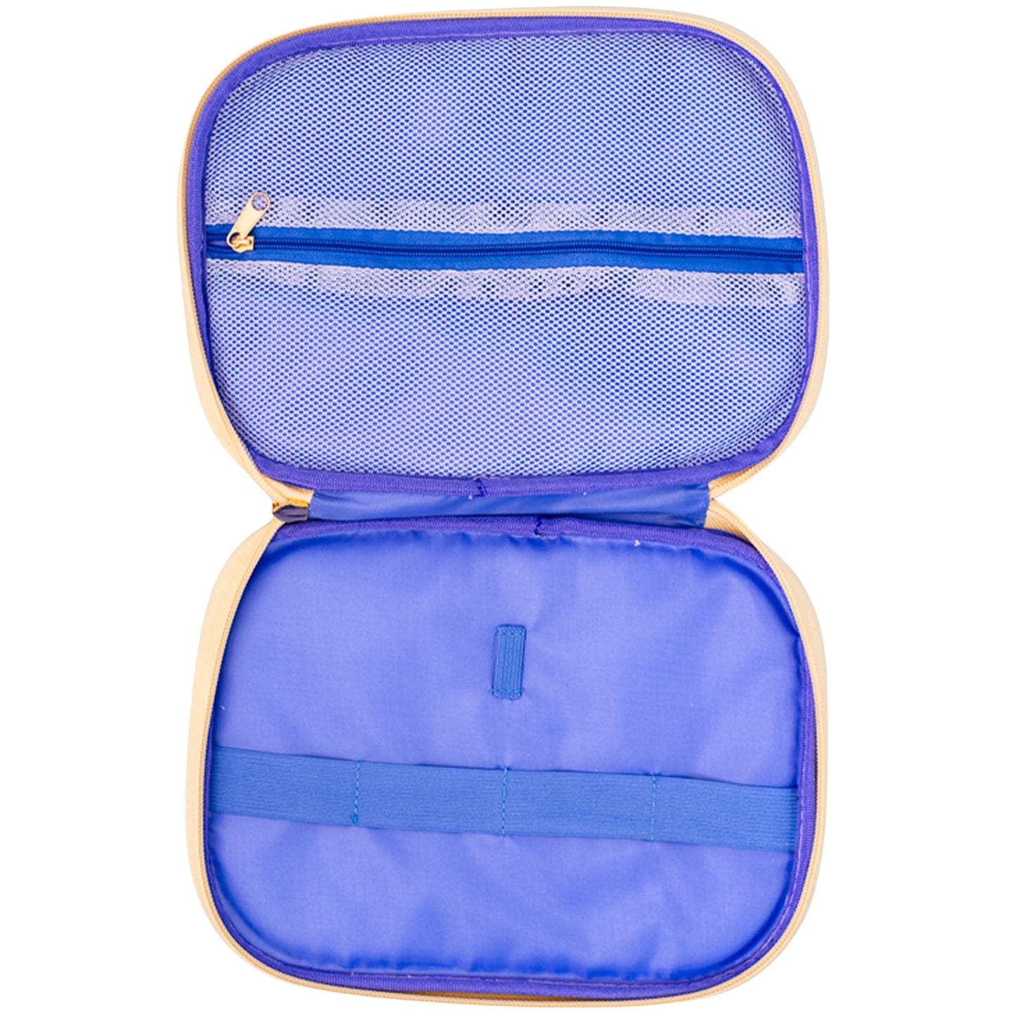 ban.do Electronic Organizer Travel Case, Lightweight Zipper Mobile Tech Pouch with Pockets and Cord Elastics, Cherry Hearts