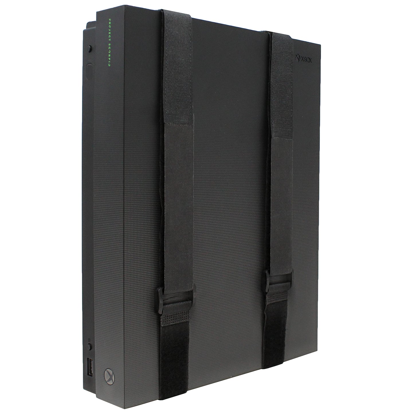 HumanCentric Universal Wall Mount (Black), Adjustable Mount for Cable Boxes, Gaming Consoles, DVD Players, Routers, Modems, and More, Fits Devices 12”