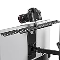HumanCentric DSLR Monitor Mount Extra Large, Desk Camera Mounting, Light Webcam, Microphone Shelf for Monitor VESA Arm, Replace Clamp Tripods