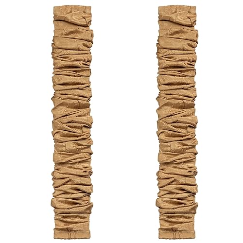 ELFCAB Fabric Cord Cover Chandelier Cord Cover & Chain Cover 2 Pack 6 Feet Use for Chandelier Lamps Pendant Lighting and Wires Easy to Install Fabric
