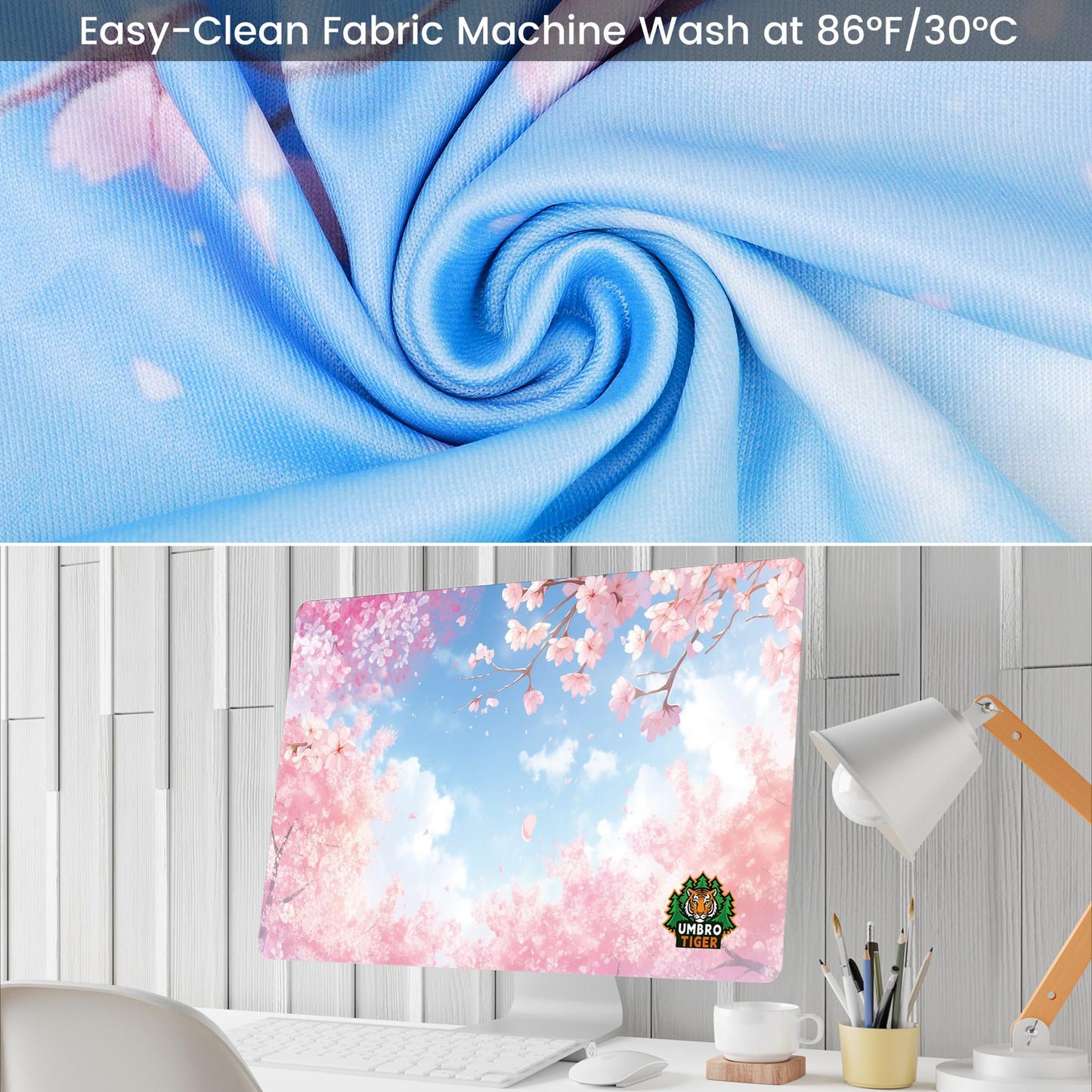 Umbrotiger 32-inch monitor dust cover, elastic polyester sunshade, 31" 32" 33" 34" computer screen cover, LCD/LED/HD panel protective film (Pink