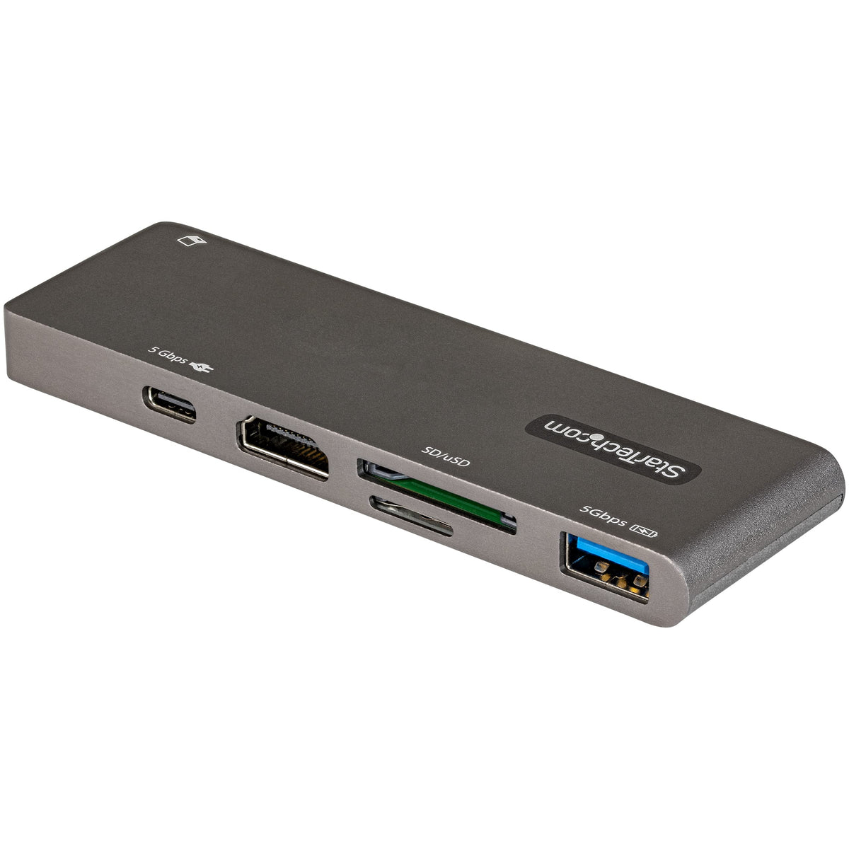 StarTech 5-in-1 USB-C Mini Dock, 4K HDMI, 100W PD, SD MicroSD, 2X USB 5Gbps