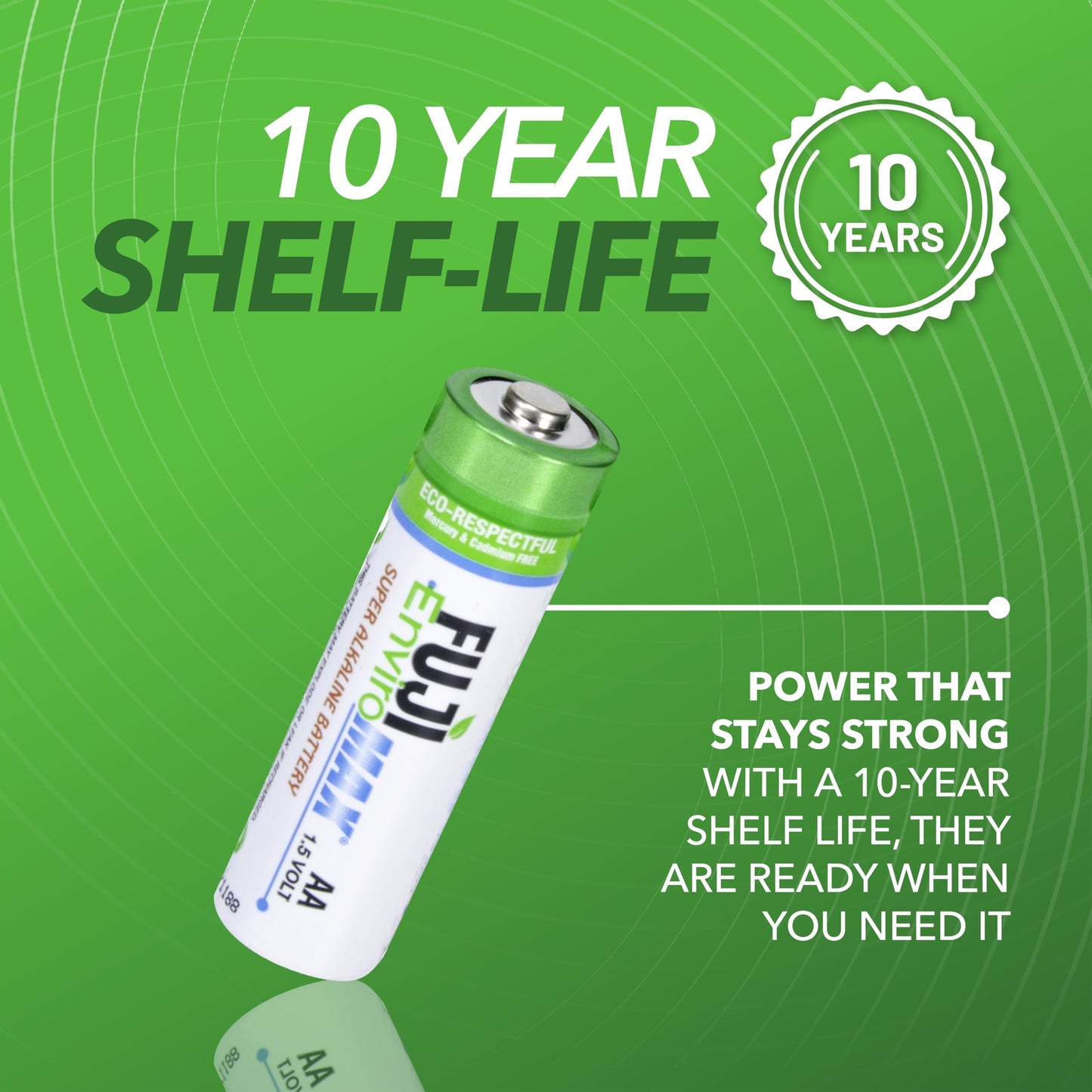 Fuji Batteries4300SP48 Enviromax AA Digital Alkaline Batteries (48 Pk)