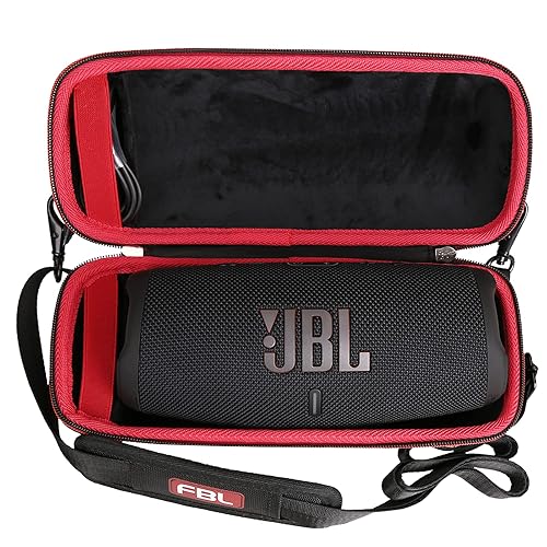 FBLFOBELI Hard Carrying Case for JBL Charge 4 / Charge 5 Waterproof Bluetooth Speaker, Protective Bag with Shoulder Strap