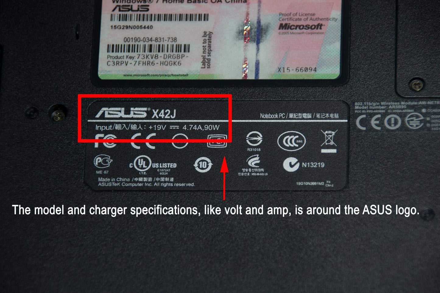 Power Depot AC Adapter for ASUS MX239 MX25A MX27A MX299 MZ27A PG248 PG258 VA32A Monitors, 19V 3.42A, Proprietary Barrel Connector
