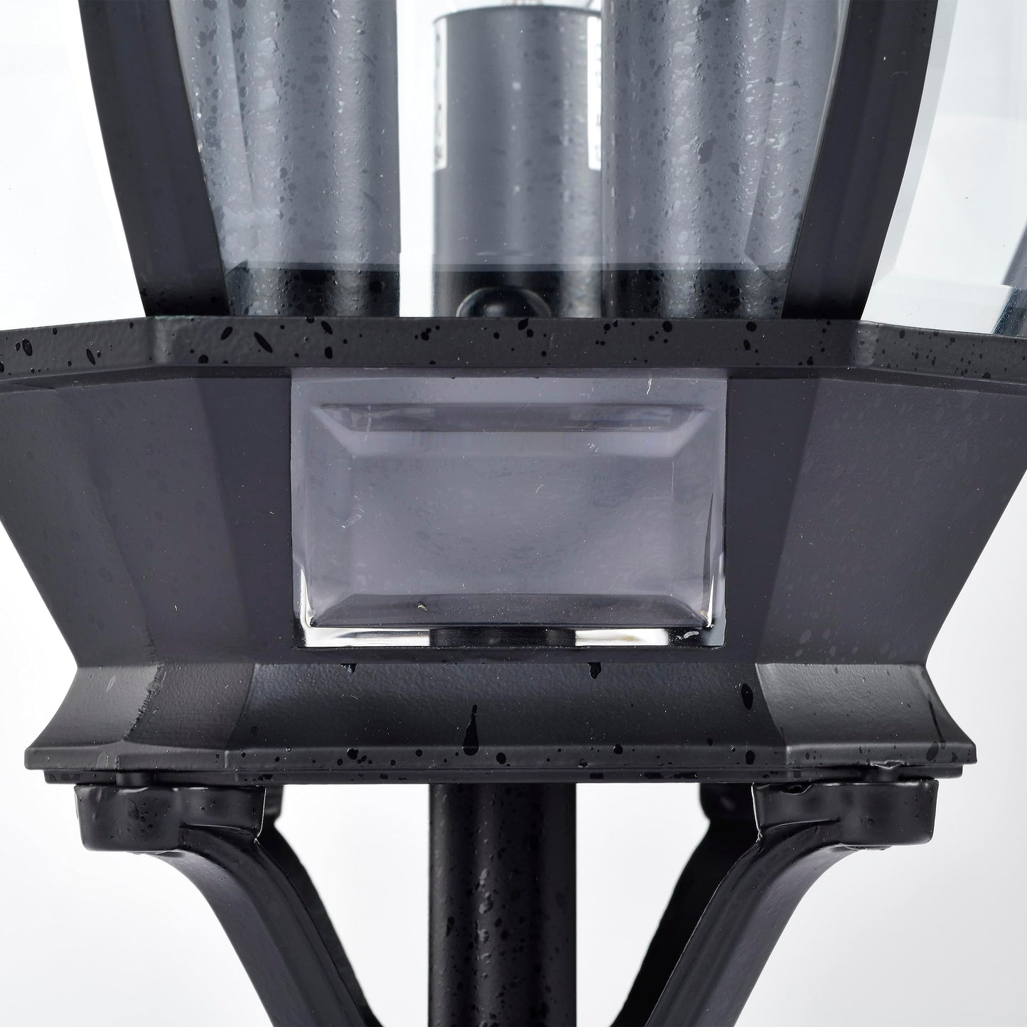 Nuvo 3 Light - 21 in. Post Lantern - Clear Beveled Glass