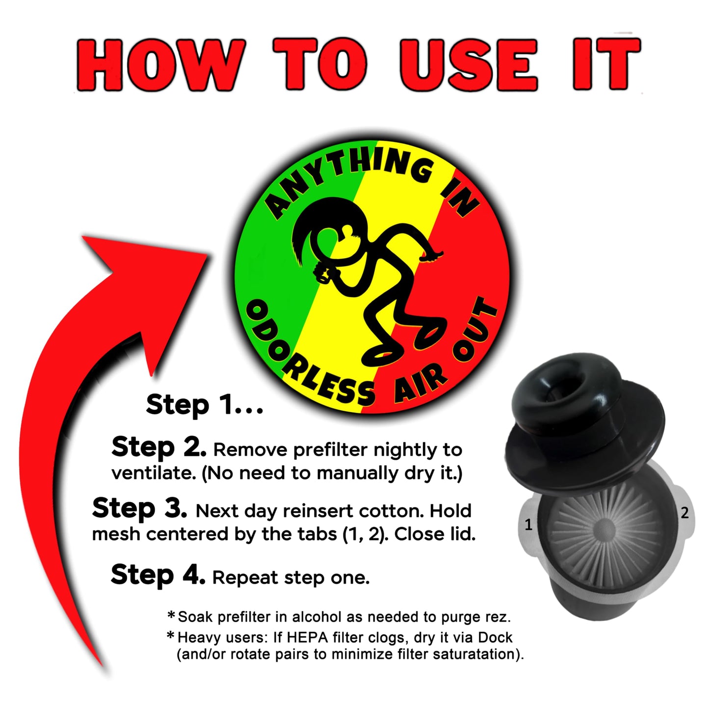 SmokeEraser | Erase All Expelled Smoke & Odor | Outlasts All Brands Via Unique Lifespan Controls | Whether For You or a Buddy, All Nearby Benefit Too