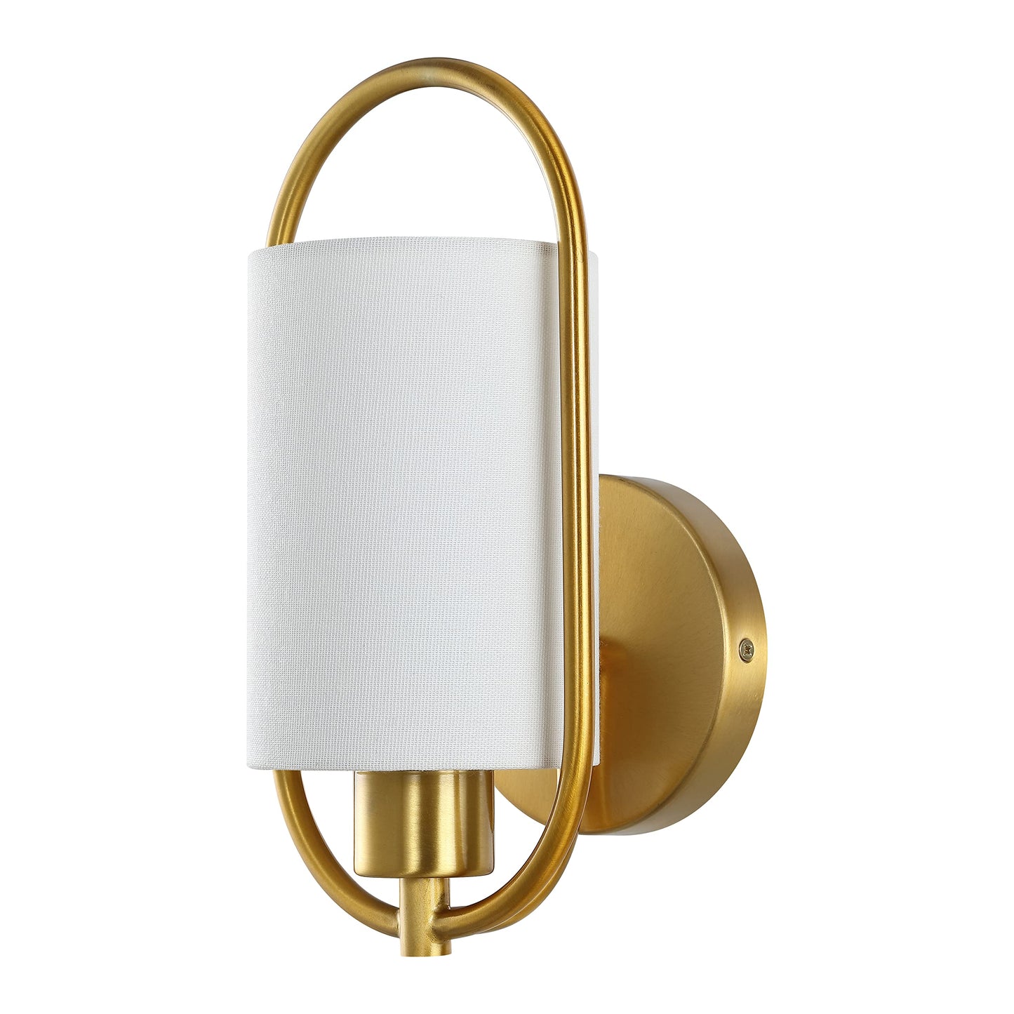 SAFAVIEH Lighting Collection Haldea Contemporary Brass Single Wall Sconce
