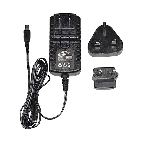 HQRP Wall AC Power Adapter Compatible with JVC GR-D271 GR-D271U GR-D271US Camcorder - (incl. USA Plug & Euro Adapter)