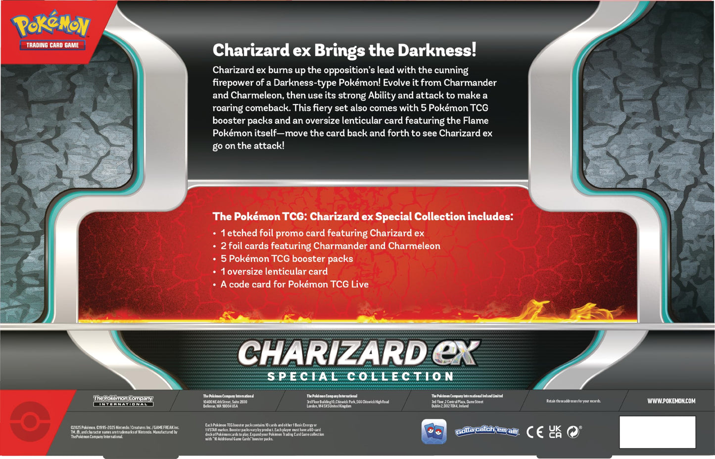 Pokemon TCG: Charizard ex Special Collection - 5 Packs, Promos