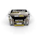 Rayovac Batteries ALAAA-18PPJ UltraPro Industrial Alkaline Battery, AAA Size, Standard, Black (Pack of 18)