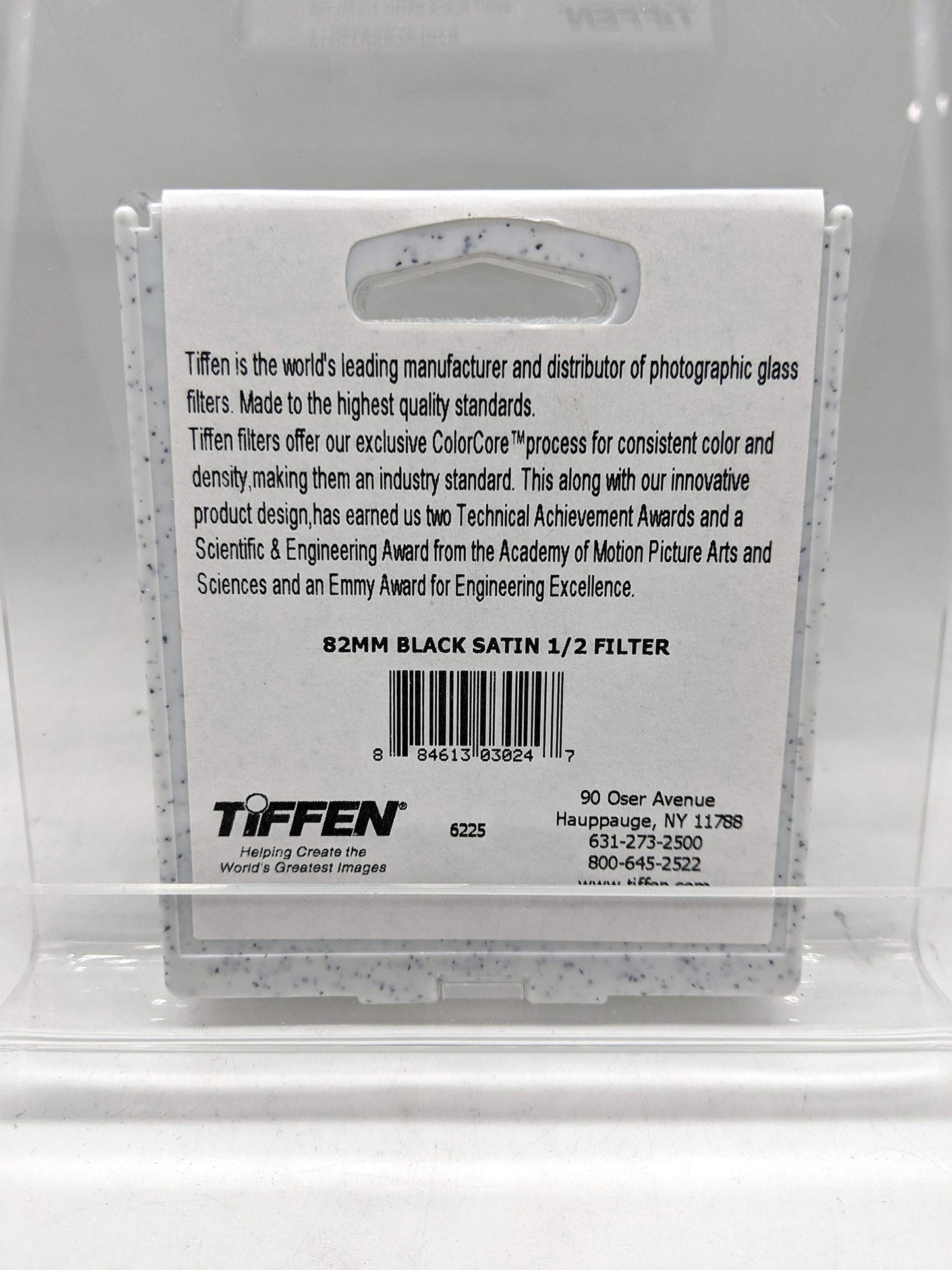 Tiffen 82mm Black Satin 1/2 Filter