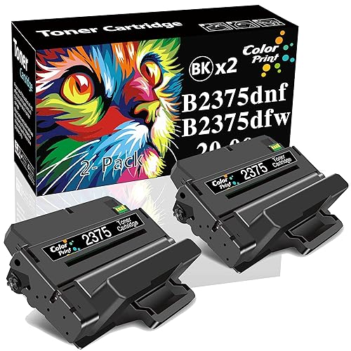 Color Print Compatible B2375DWF B2375DNF Toner Cartridge 593-bbbi Replacement for Dell Toner B2375 2375DNF 2375 2375DNF 2375DFW 8PTH4 C7D6F B2375DN