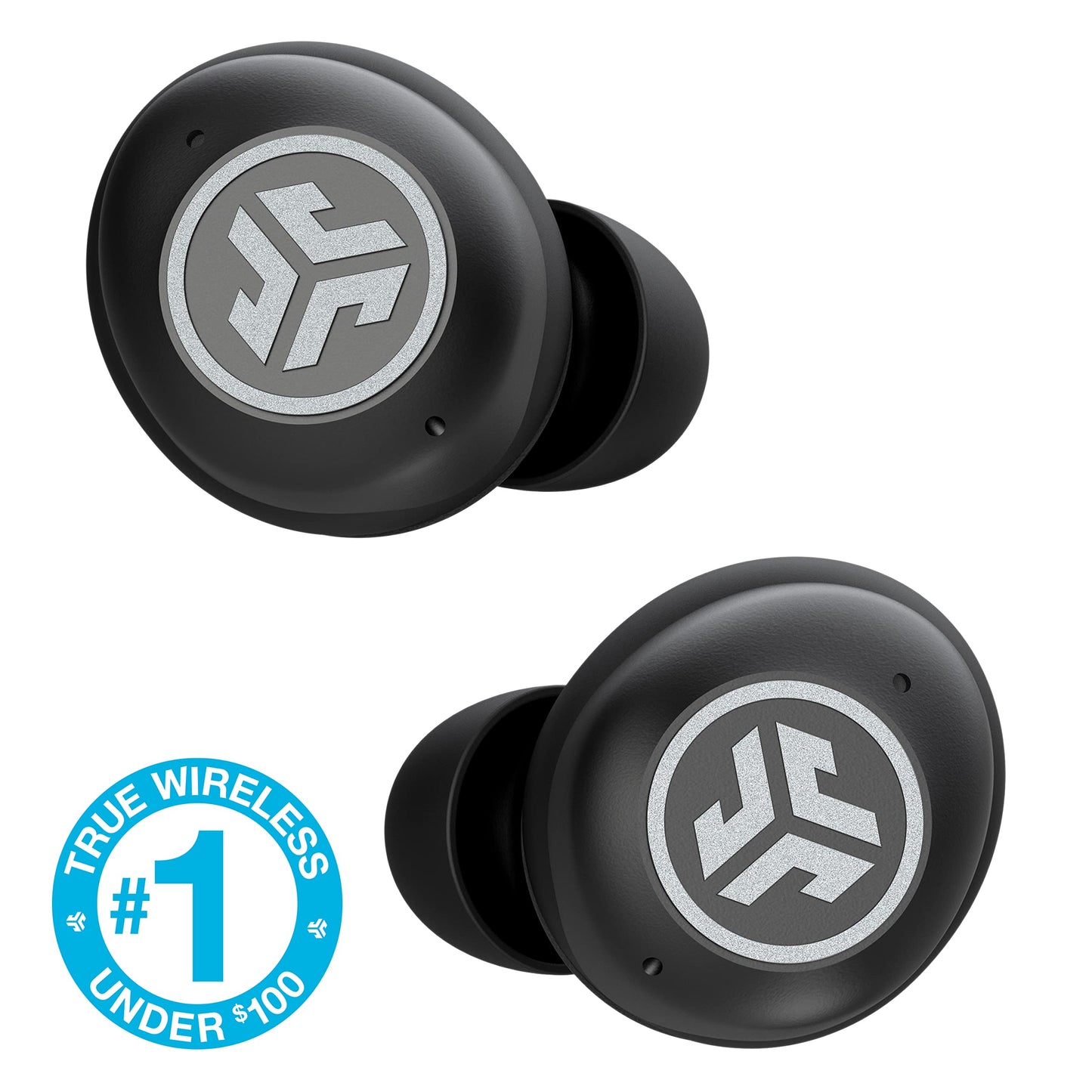 JLab JBuds Air Pro True Wireless Earbuds, Black, Bluetooth Multipoint, Auto Play & Pause, Dual Connect, IP55 Sweat & Dust Resistance, Be Aware Audio…