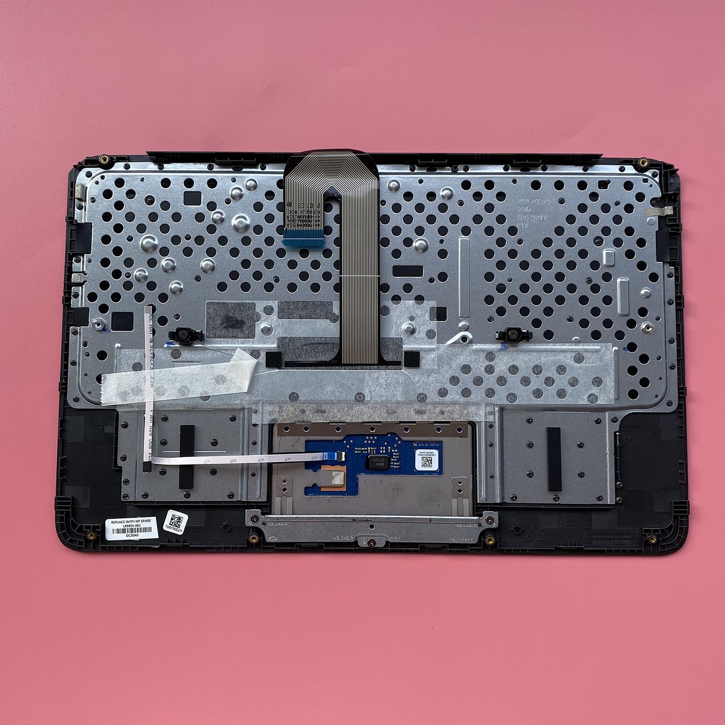 New Genuine Replacement for HP Chromebook 11A-NB0013DX 11A-NB0047NR NB Laptop Upper Case Palmrest Keyboard Touchpad Assembly Part L99855-001