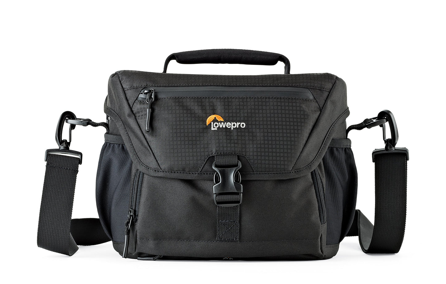 Lowepro LP37123, Nova 180 AW II Camera Bag, Waterproof, Customizable, Fits Pro-Depth DSLR with Lens, Compact Drone, 3-4 Additional Lenses, Flash