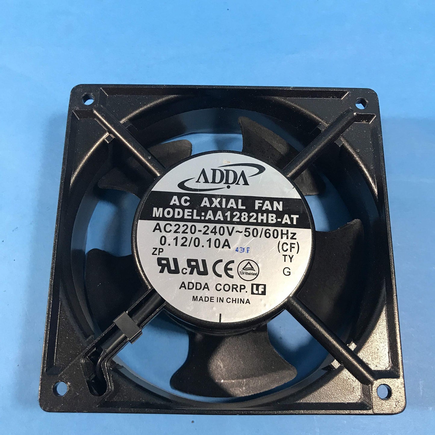 Adda Axial Fan, 120Mm, 230Vac, 120Ma - AA1282HB-AT