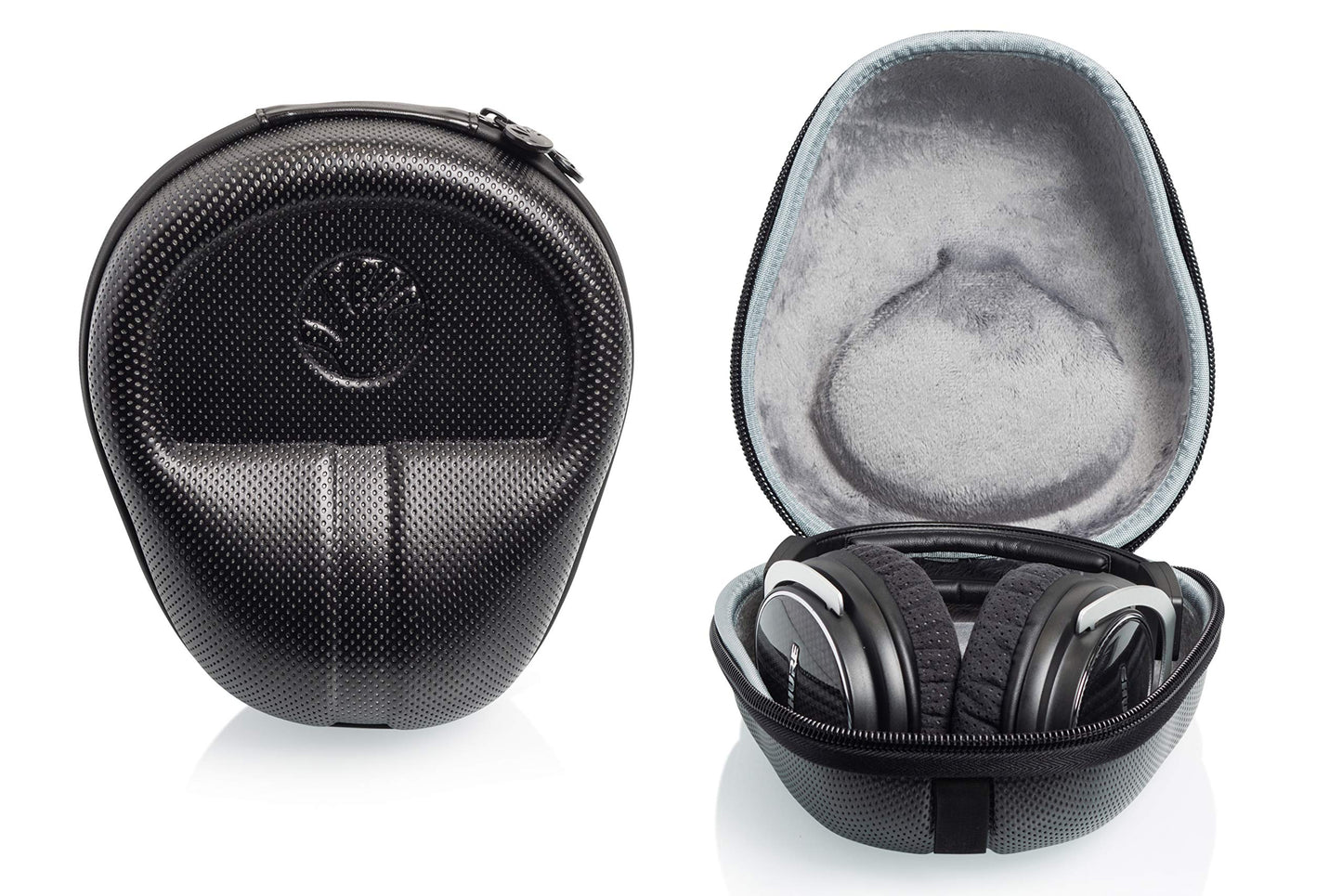 Slappa Full-Sized HardBody PRO Headphone Case for Audio Technica, Beats, Sony + many more; Black - Dimple (SL-HP-07)