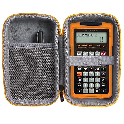 Khanka Hard Carrying Bag Replacement for Calculated Industries 4088 Machinist Calc Pro 2 Advanced Machining Calculator