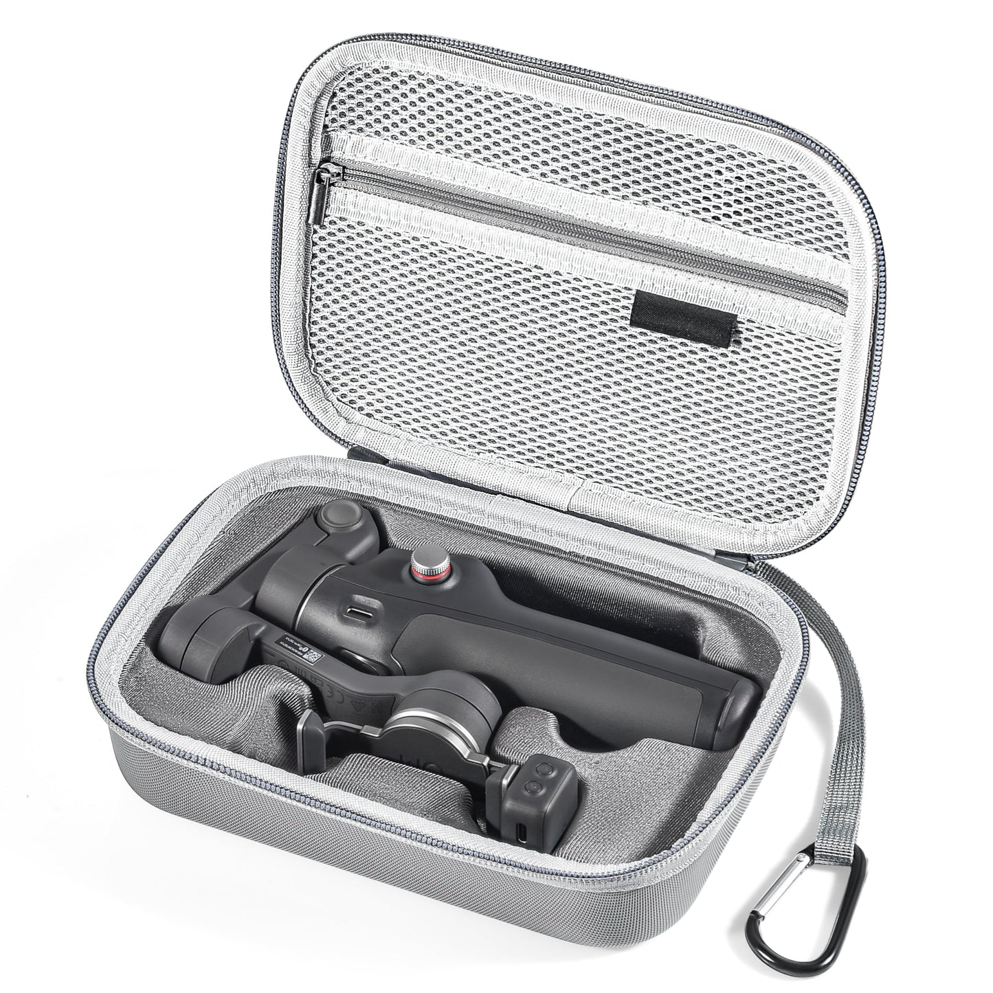 STARTRC PHOTO Osmo Mobile 8 Case, Leather PU Carrying Case for DJI OM 7P/8 Gimbal Stabilizer Accessories, All-in-one Storage OM 7P/OM8 and Magnetic