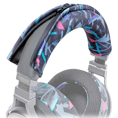 WC BandZ Protective Headband Cover for Corsair Virtuoso Gaming Headsets - Machine Washable, No More Flaking Leather - Compatible with Wireless, XT