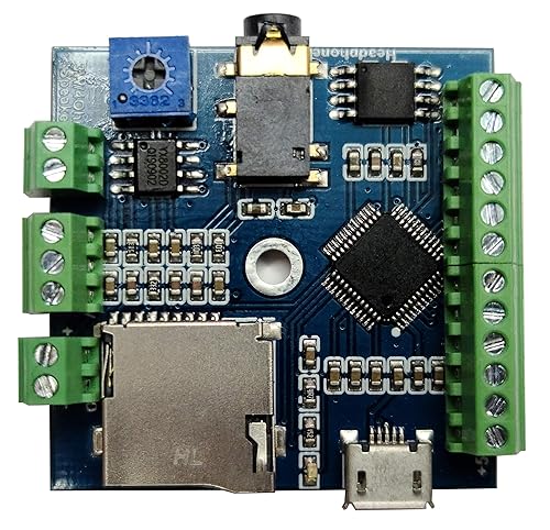 10 Buttons Triggered MP3 Player Board with 3W Amplifier and Terminal Block (v2)