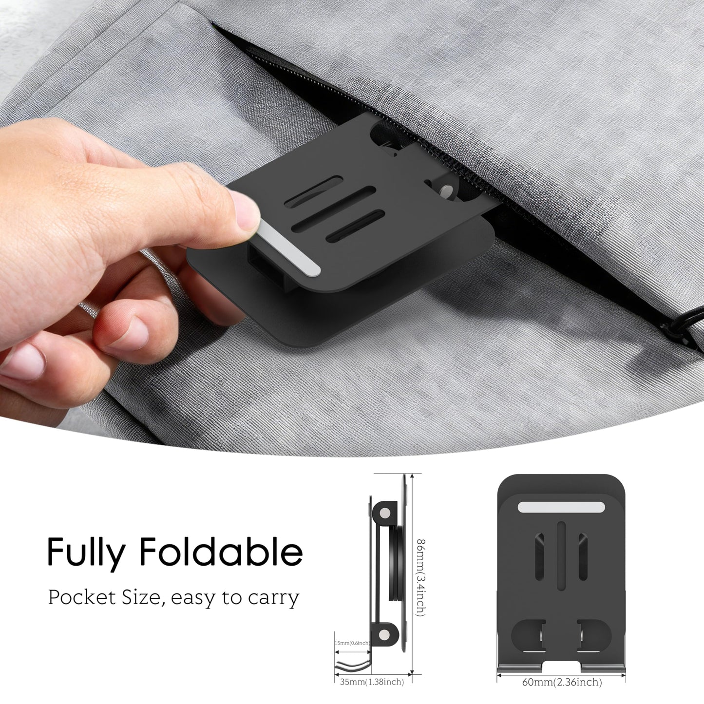 HZZADZXW Metal Cell Phone Stand for Desk, Multi-Angel Adjustable 360° Rotation Non-Slip and Foldable Mobile Phone Stand, Compatible with iPhone 17 16