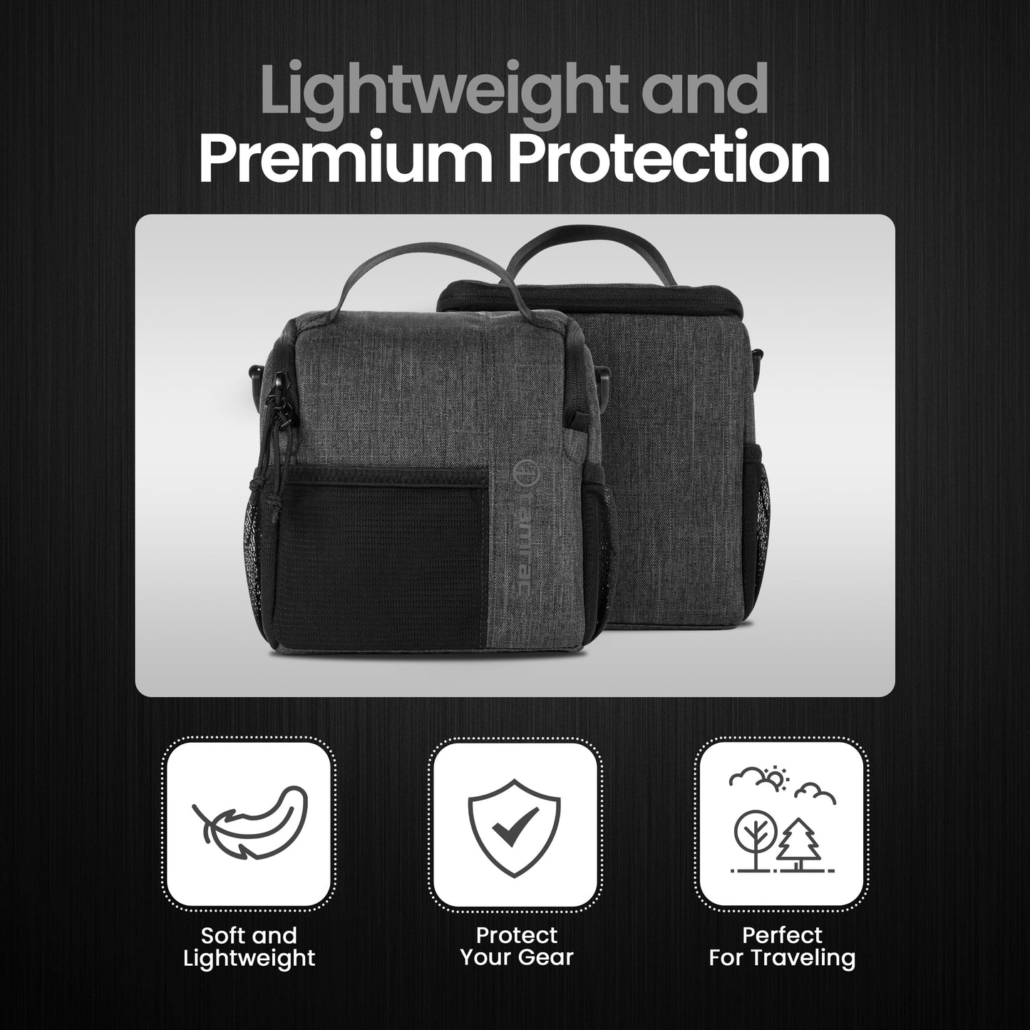 Tamrac Tradewind 3.6 Camera Bag for Photographers, Camera Case for Photography Accessories, Compact Camera Shoulder Bag for DSLR and Mirrorless
