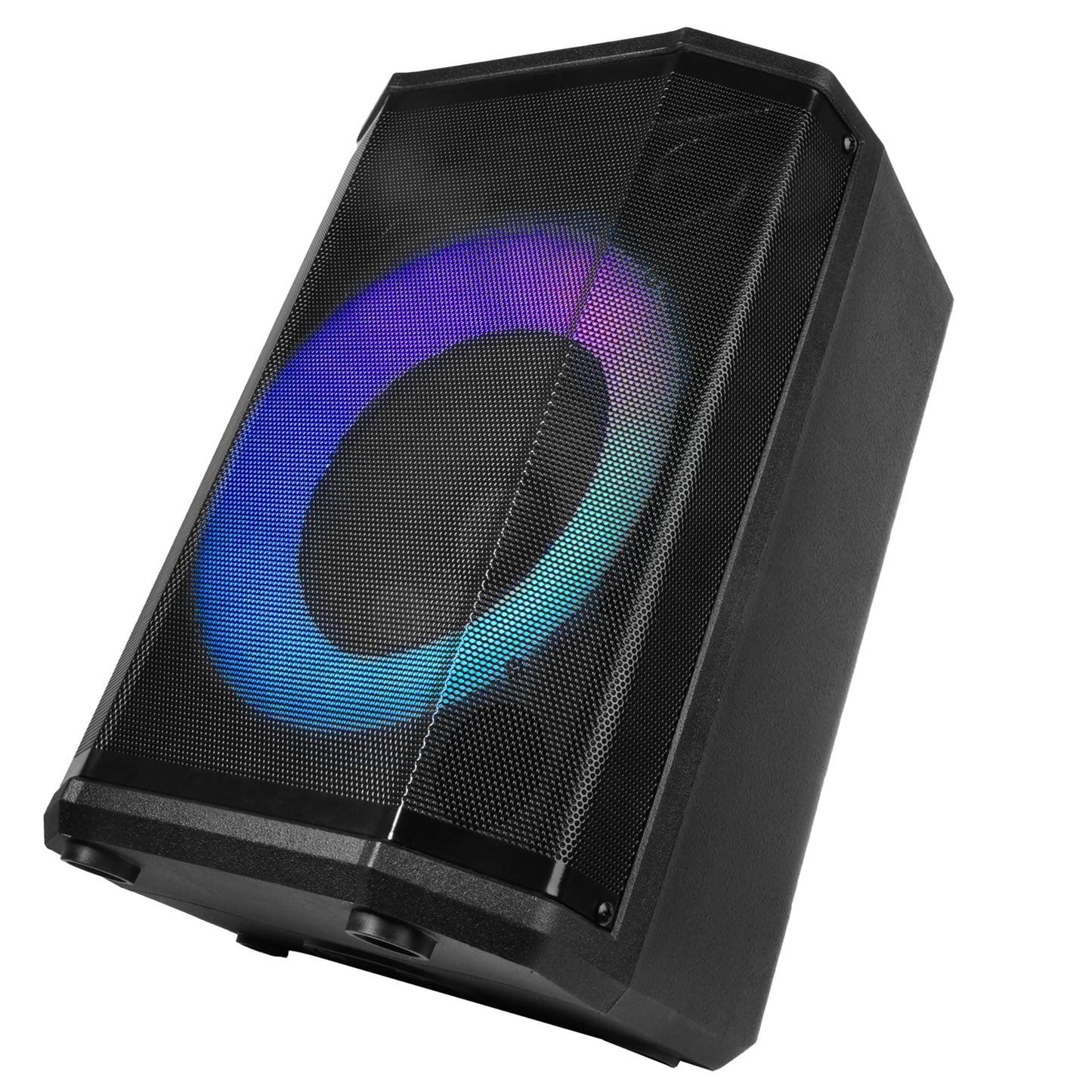 Supersonic IQ Sound IQ-6708DJBT Portable Bluetooth Speaker- Unleash Powerful Sound, Dazzling Light Show, Tiltable Audio Enhancement, USB/SD/AUX Input