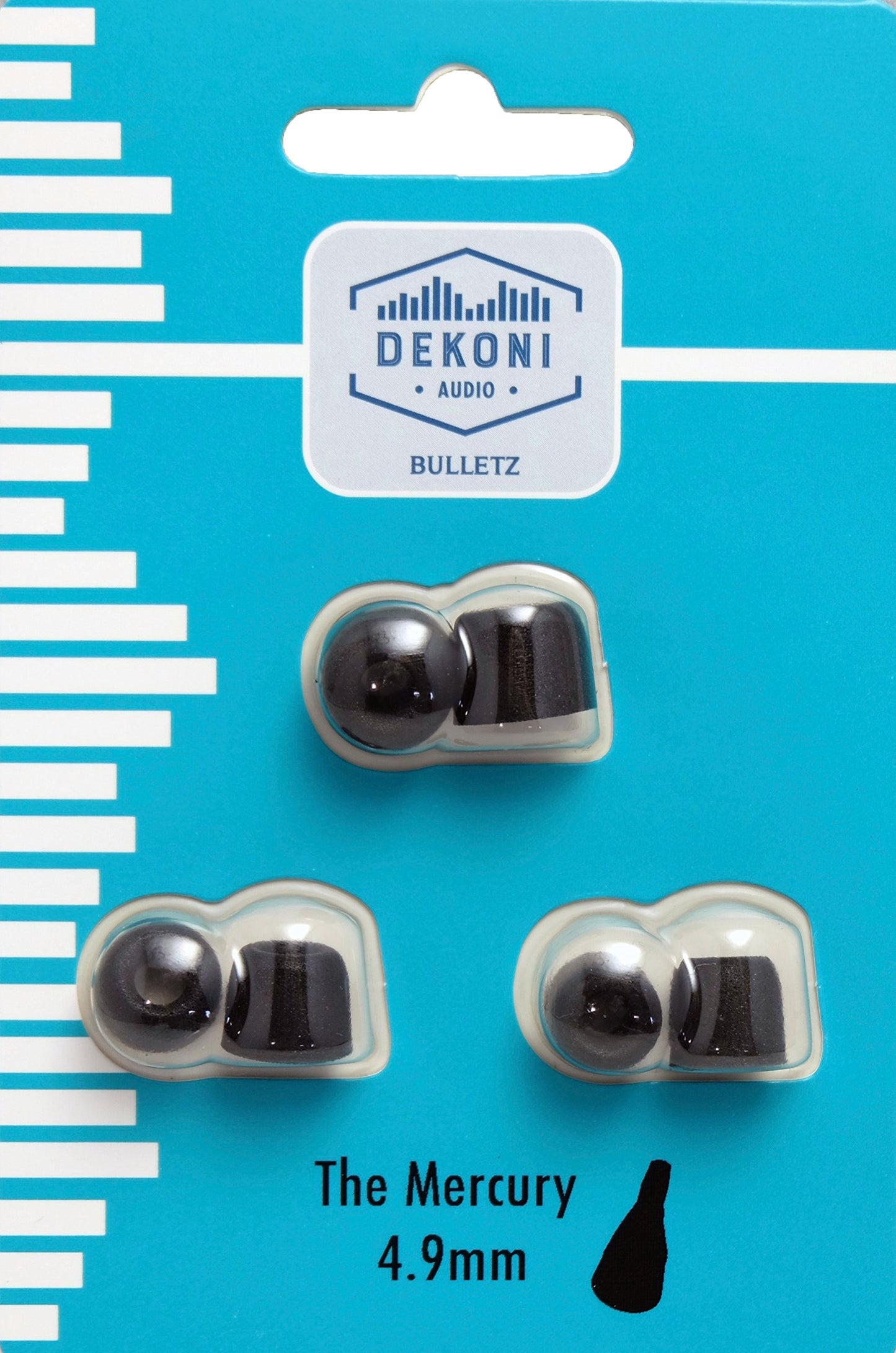 Mercury Bulletz Premium Memory Foam Ear Tips | Replacement Earbud Tips in Small, Medium, Large Sizes | Single Pair, 3-Pack & Variety Pack Options