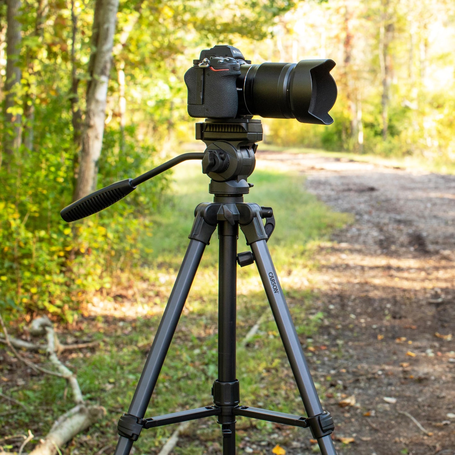 Carson The Rock 57.6'' 3-Way Fluid Panhead Tripod (TR-200)