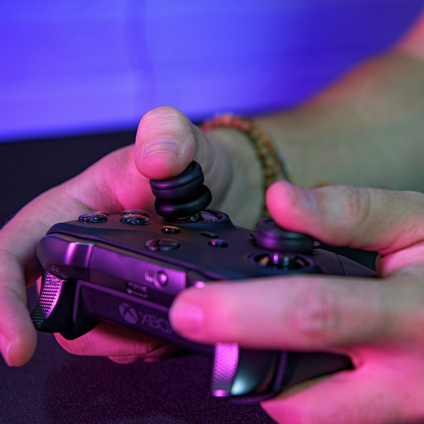 Setex Gecko Grip, 1 High Rise + 1 Low Rise Thumbstick Grip Covers, for PlayStation PS5, PS4, Xbox One, Switch Pro, Steam Deck, Anti-Slip